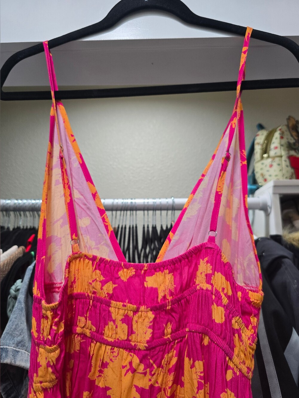 Cupshe Pink and Yellow Floral Beach Romper - Picture 8 of 11